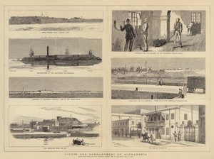 Antes del bombardeo de Alejandría